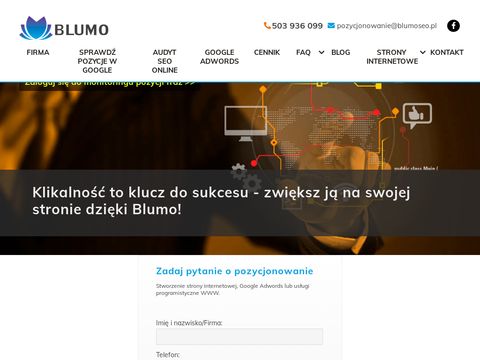 Blumoseo.pl pozycjonowanie Warszawa