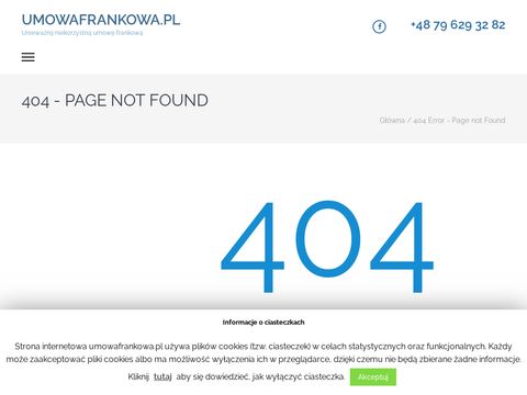Umowafrankowa.pl - odfrankuj swój kredyt