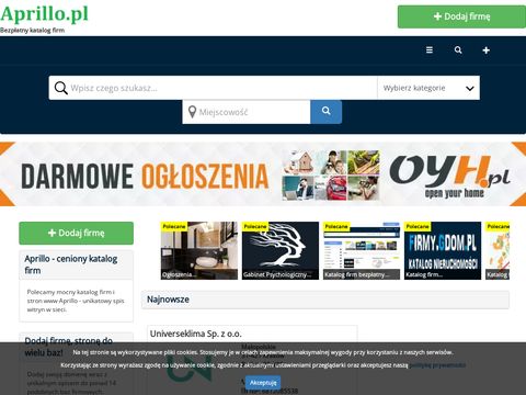 Aprillo.pl - katalog stron internetowych