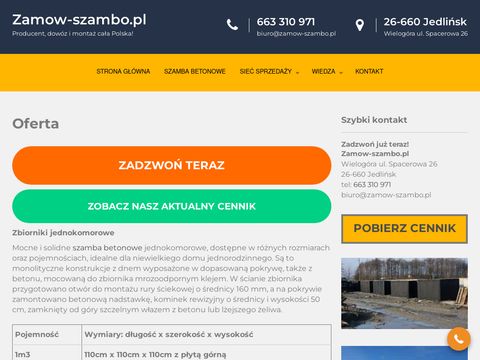 Zamow-szambo.pl - szamba betonowe