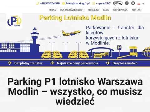 P1 Parking Warszawa Modlin