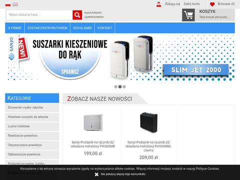 Sanjo.com.pl - dystrybutor suszarek do rąk