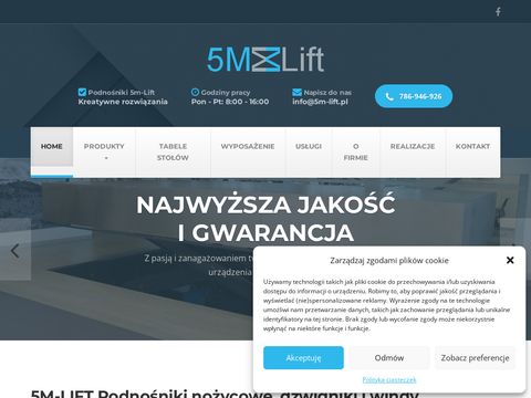 5m-lift.pl podnośniki nożycowe Warszawa