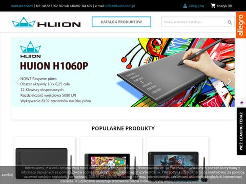 Huion - tablety graficzne sklep online