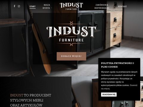 Indust.com.pl - meble industrialne do kuchni