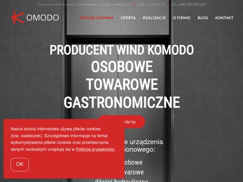 Komodo - serwis, windy osobowe i towarowe