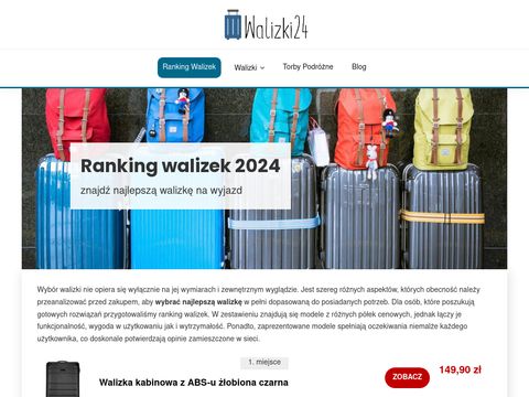 Walizki24.pl podróżne