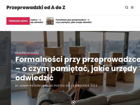 Przeprowadzkiaz.com.pl - transport mebli