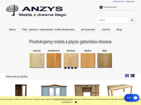 Anzys - meble drewniane