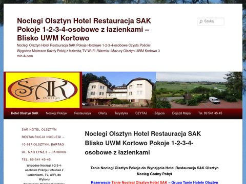 Hotelolsztyn.pl Sak noclegi restauracja