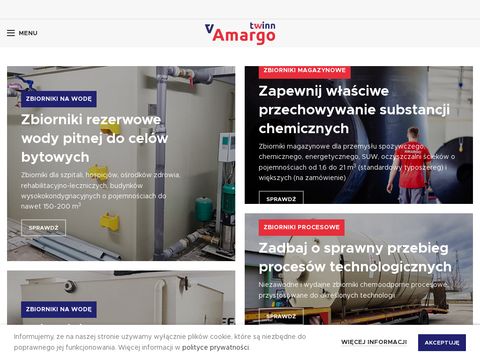 Amargotwinn.pl zbiorniki na wodę, chemoodporne