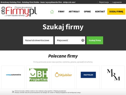 Otofirmy.pl - katalog branżowy