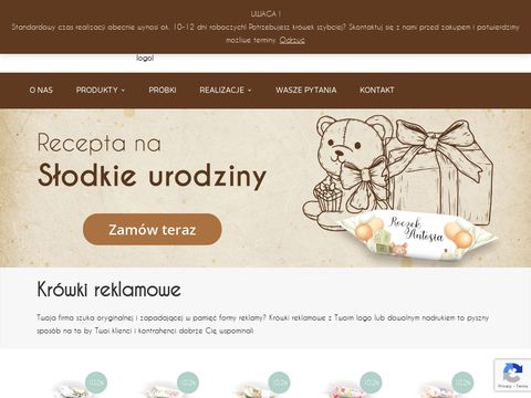 Cukierki z logo - KrówkiFirmowe.pl