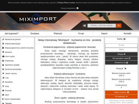 Miximport.pl towar z Chin