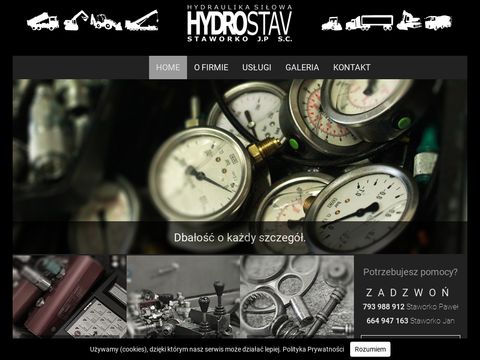 Hydrostav.pl - serwis hydrauliki siłowej Białystok