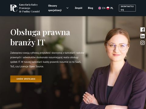 Paulinaczemiel.pl kancelaria radcy prawnego