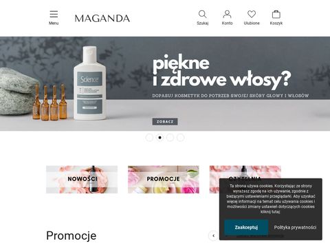 Maganda.pl - produkty na wypadające włosy