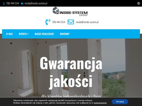 Inside-system.pl - tynki maszynowe Kraków