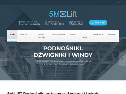 5m-lift.pl podnośniki nożycowe Warszawa