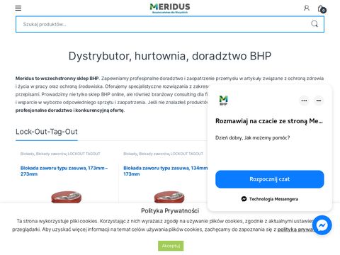 Meridus.pl sklep z artykułami BHP