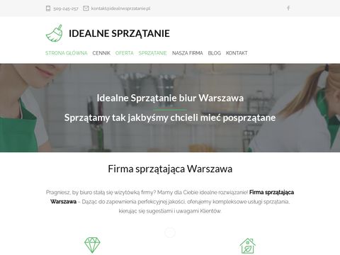 Idealnesprzatanie.pl biura Warszawa