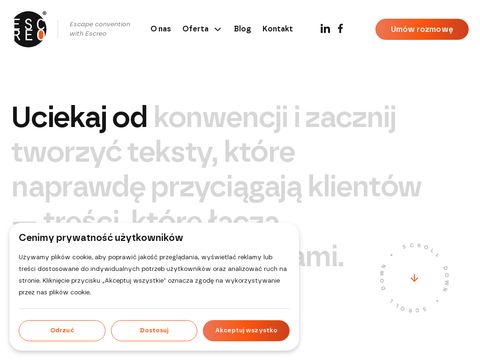 Escreo.pl - teksty seo, content marketing