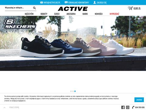 Sklep internetowy buty i odzież sportowa - Active