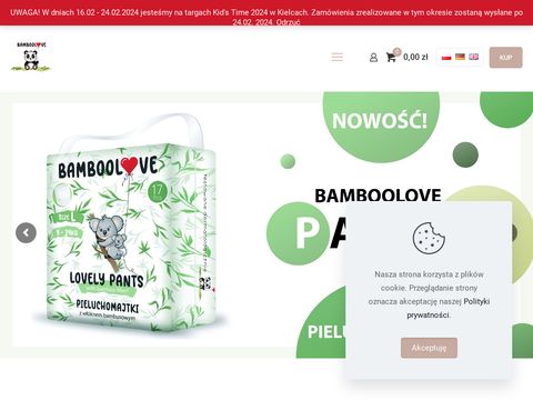 Bamboolove.pl - pampersy ekologiczne