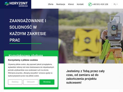 Horyzontgeodezja.pl usługi geodezyjne Olsztyn