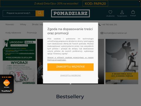 Pomadziarz.pl - sklep z akcesoriami dla mężczyzn