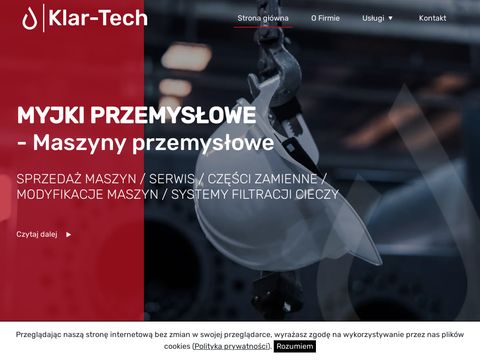 Klar-Tech.pl - przemysłowe myjki ciśnieniowe