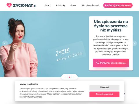 Zyciomat.pl ubezpieczenie na życie, polisa