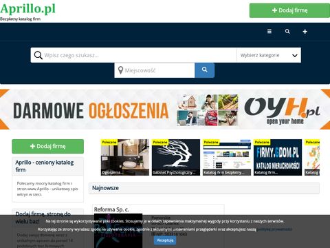 Aprillo.pl - katalog stron internetowych