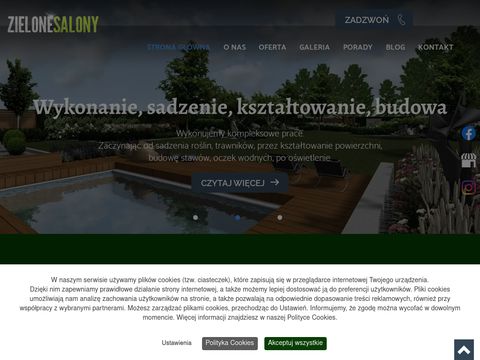 Projektowanie ogrodów Łódź - zielonesalony.pl