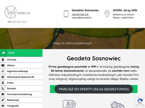 Wigra - geodeta Sosnowiec