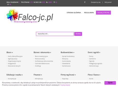 Falco katalog stron www
