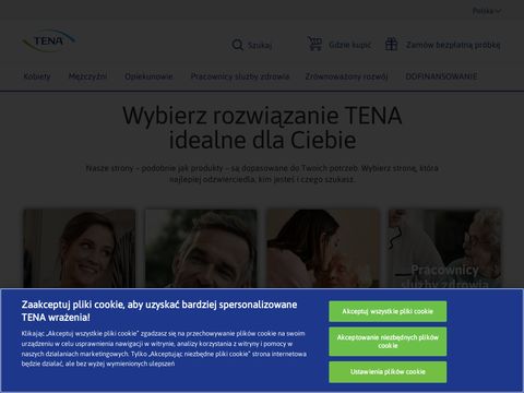 Artykuły higieniczne - www.tena.pl