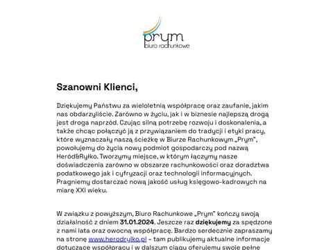 Prym - rachunkowość Kraków