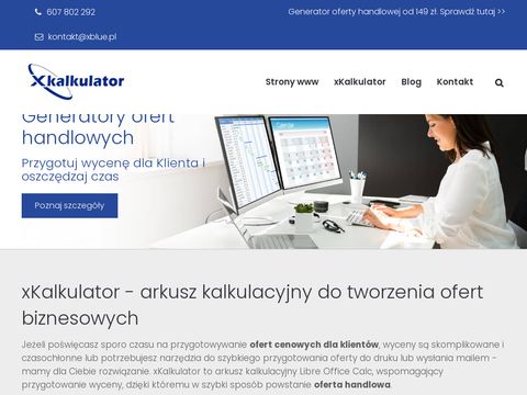 Xblue.pl - wzór oferty na wykonanie usługi