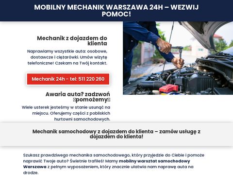 Mobilnymechanik.waw.pl dowóz paliwa