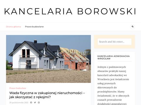 Kancelaria-borowski.pl obsługa prawna firm transportowych