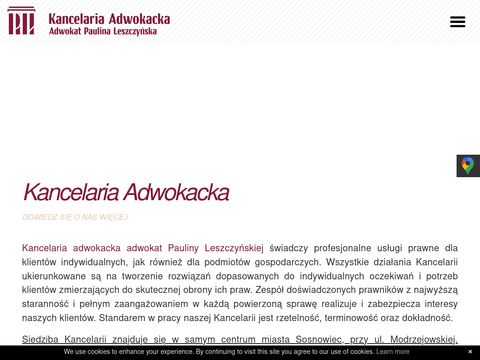 Adwokatleszczynska.pl - kancelaria adwokacka