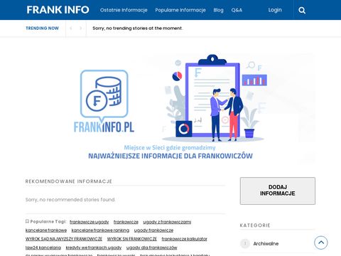 Frankinfo.pl - frankowicze ranking kancelarii