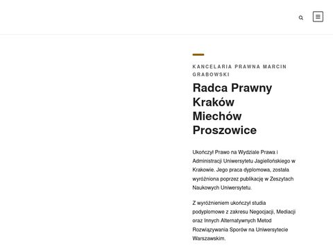 Kancelariagrabowski.pl - radca prawny Kraków
